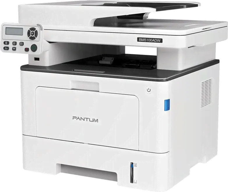 МФУ Pantum BM5100ADW (А4, Лазерная, Монохромная, 40 стр.мин, Дуплекс, Двухсторонний ADF, Wi-Fi, RJ-45, USB 2.0) BM5100ADW-0