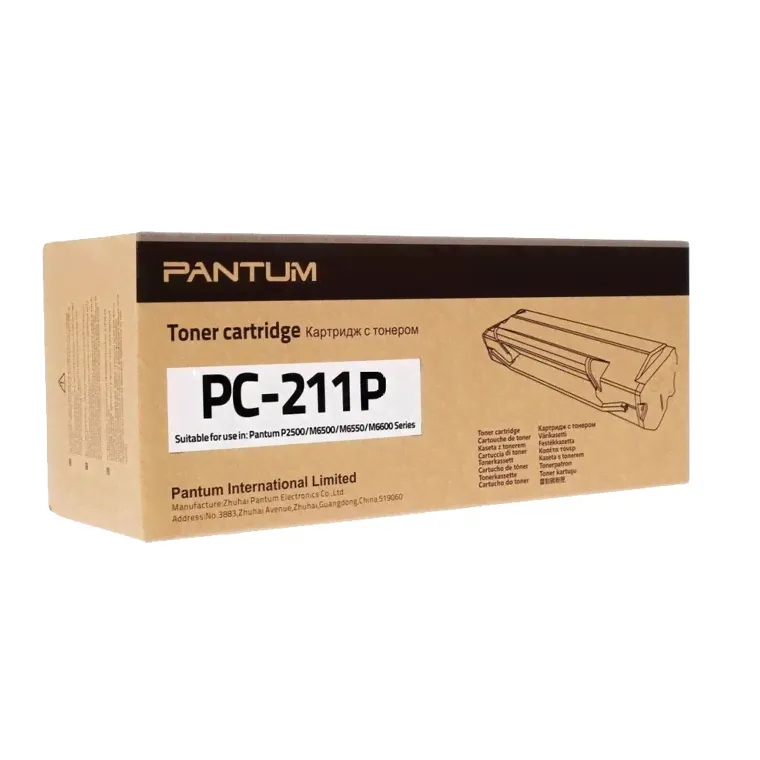 Тонер-картридж Pantum PC-211P Черный для Pantum P2200/P2207/P2507/P2500W/P2516/P2518/M6500/M6550/M6607-0