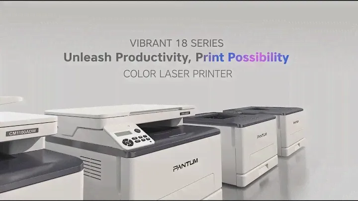 【Laser printer】 Vibrant 18 series | Color Laser Product Promotion | Pantum