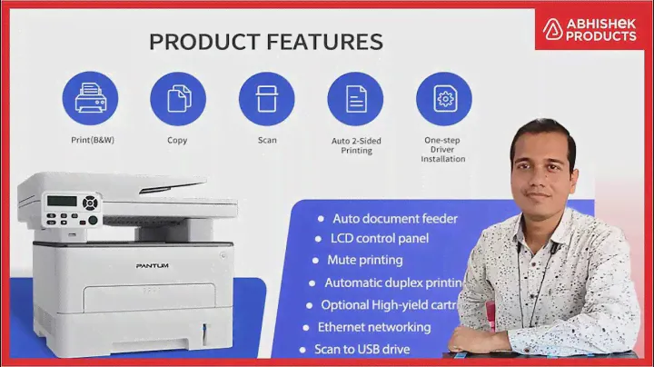 M7102dw Pantum Printers | 3in1 Wifi LaserJet Printer | Great for Side Biz | Buy @ Abhishekid.com
