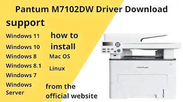 Pantum M7102DW Driver Download and Setup Windows 11 Windows 10,Mac 13, Mac 12, Mac 11